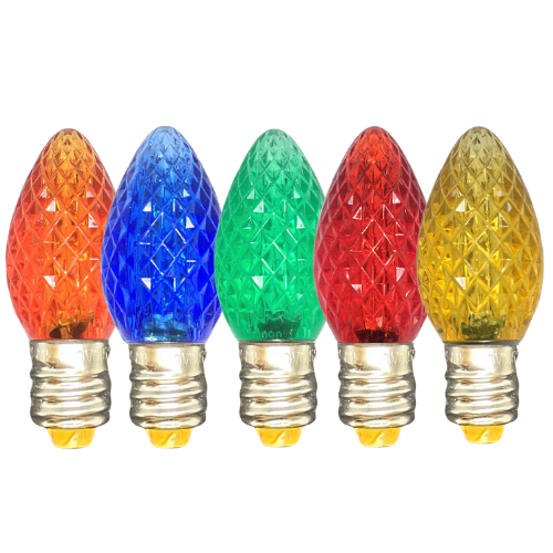 Minleon C7 Multi (A,B,G,R,Y) Faceted SMD Bulbs