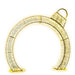 12FT Walkthrough Ornament Arch with LED lights for outdoor holiday decoration