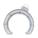 12FT Walkthrough Ornament Arch with LED lights for outdoor holiday decoration