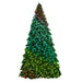 20-Foot RGB Panel Christmas Tree with 3,200 Minleon Bullet Pixel Lights