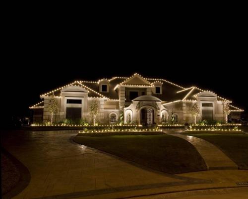 20 Home Holiday Lighting Kit with warm white, red, and green LED strings and C9 sparkle retrofit bulbs