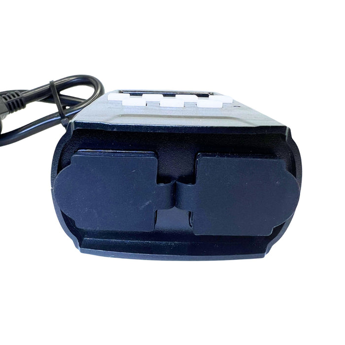 Outdoor Christmas light timers with dusk-to-dawn sensors and programmable settings for automated holiday lighting displays.