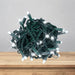 LED Mini Lights 5MM Pure White Twinkle on Green Wire with 6 Inch Spacing