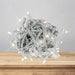 LED Mini Lights 5MM Warm White Twinkle on White Wire with 6 Inch Spacing