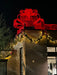 Large Red LED Holiday Bow illuminated for holiday decoration