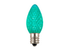 Minleon C7 Teal Faceted SMD LED Bulbs for holiday lighting