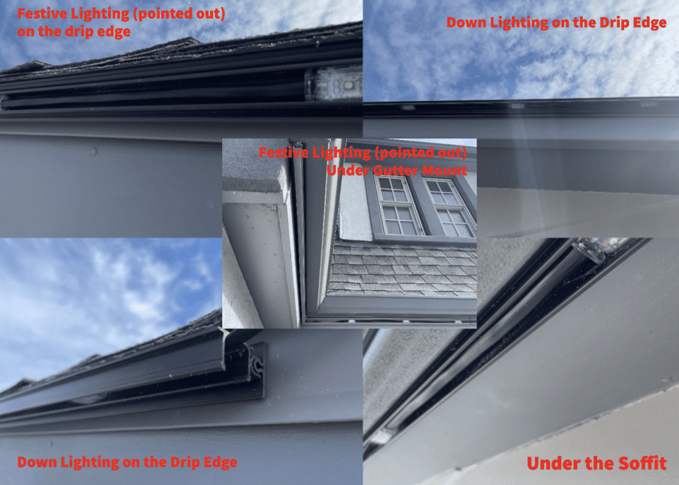 Minleon Track mounting bracket and 3-foot track sections for Minleon Pearl lights