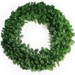 Oregon Wreath with dense green branches for holiday decoration