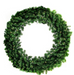 Oregon Wreath with dense green branches for holiday decoration