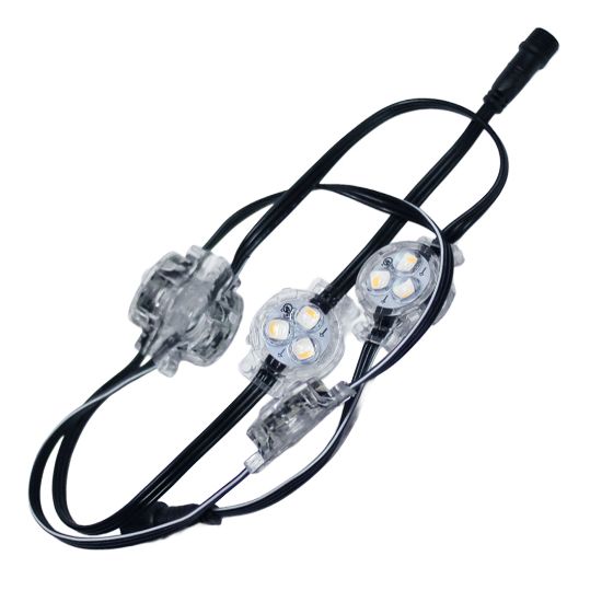 The official Hey-O Permanent Lighting logo representing a modern permanent lighting brand specializing in RGB roofline lighting, permanent holiday lighting, and architectural exterior lighting systems.