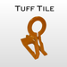 Tuff Tile Clip with circular C9 bulb holder and wide grip base, designed for secure installation on Spanish and cement tile roof edges.