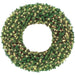 Anthem Greenery 30 inch pre-lit wreath with 100 warm white lights