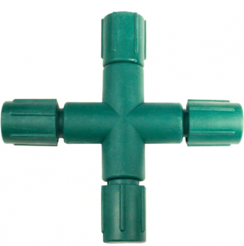 Commercial Grade Green X Connector with RY Coaxial Weather Tight Connections