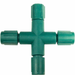 Commercial Grade Green X Connector with RY Coaxial Weather Tight Connections