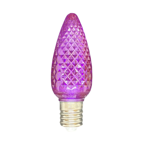 Minleon C9 Purple Faceted SMD Bulbs- Bag of 25