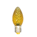 Minleon C7 Yellow Faceted SMD Replacement Bulbs for Holiday Lighting