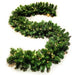 9 foot by 14 inch Oregon Garland pre-lit with warm white LED lights